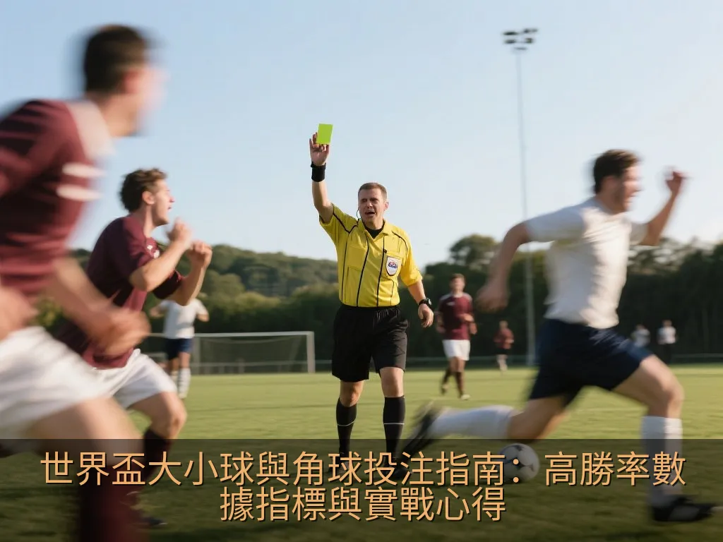 世界盃大小球與角球投注指南：高勝率數據指標與實戰心得